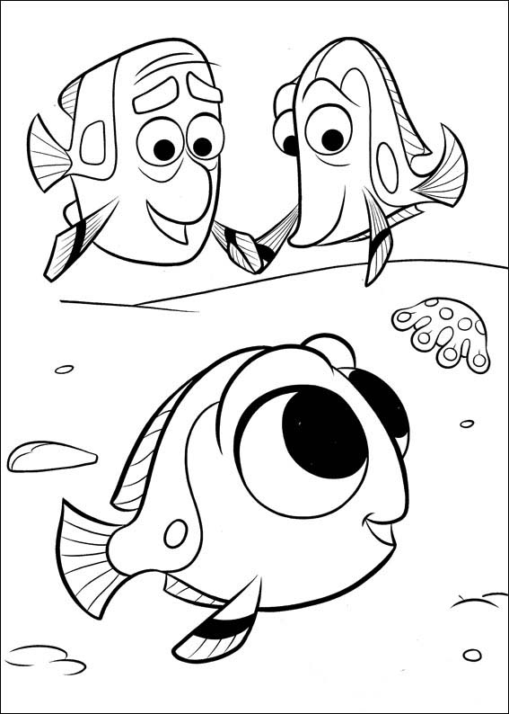 567x794 Finding Dory Coloring Pages 17 Kyla Eve Craft
