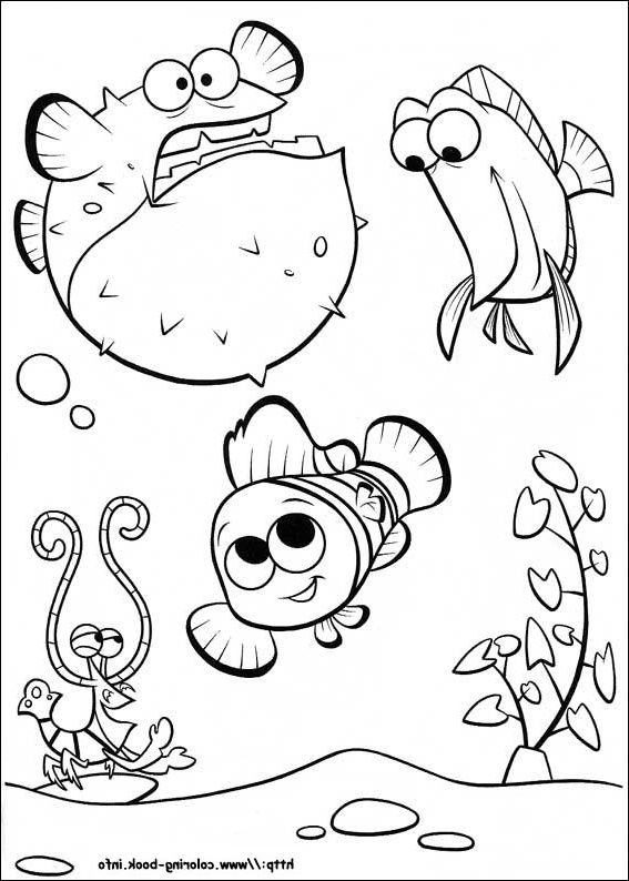 567x794 Finding Nemo Coloring Page And Disney Coloring Page Coloring