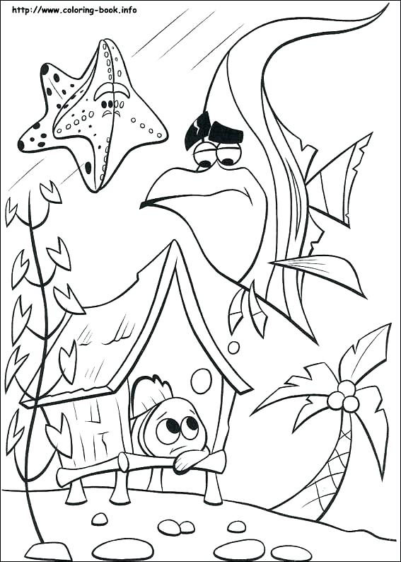 567x794 Finding Dory Coloring Pages Pdf Icontent