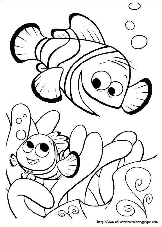 567x794 Coloring Pages To Print! Finding Nemo! Toddler Time