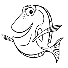 230x230 Finding Nemo Coloring Pages Free