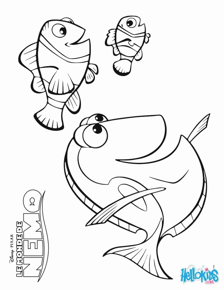 770x996 Finding Nemo Coloring Pages Photograph Finding Nemo Coloring Pages