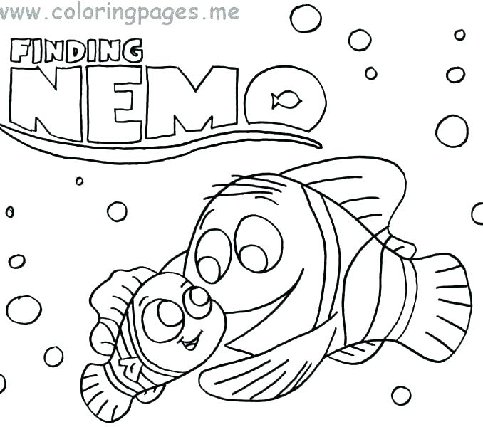 678x600 Finding Nemo Coloring Pages Finding Coloring Pages Finding