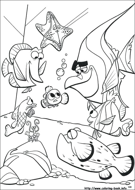 567x794 Finding Nemo Coloring Pages Index Coloring Pages Finding Nemo