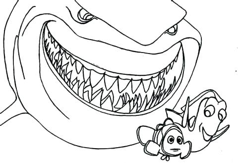 480x329 Finding Nemo Coloring Page Finding Nemo Characters Coloring Pages