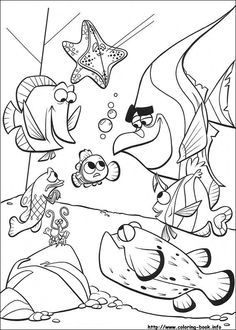 236x330 40 Finding Nemo Coloring Pages