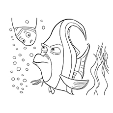 230x230 40 Finding Nemo Coloring Pages