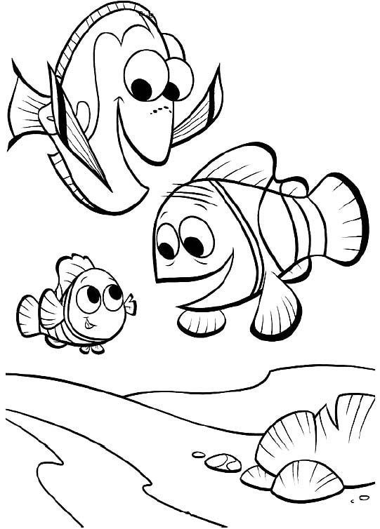 Finding Nemo Coloring Pages Pdf