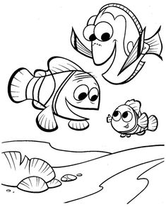 235x292 Finding Nemo Coloring Pages Pdf Baby Boy!!!