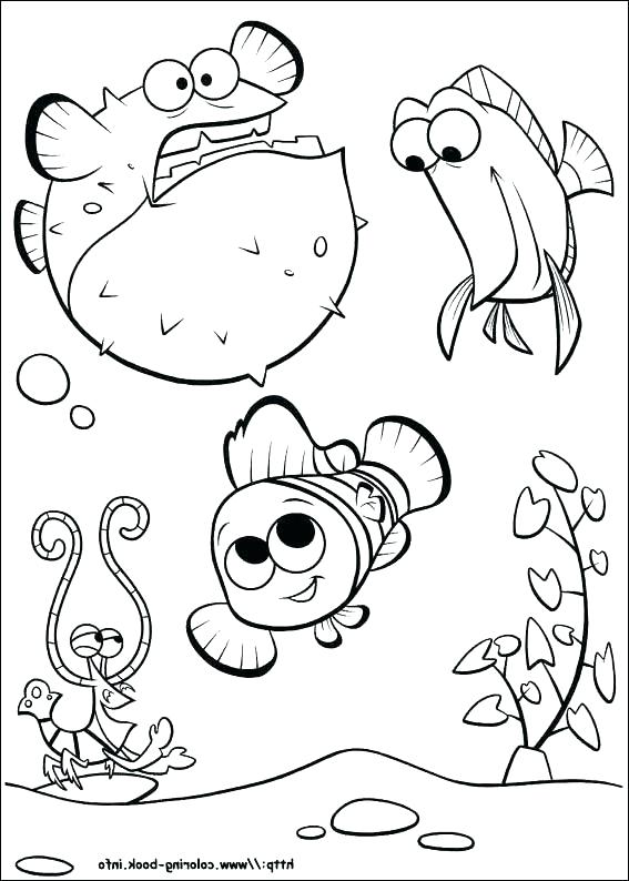 567x794 Finding Nemo Coloring Book Finding Coloring Pages Finding Coloring
