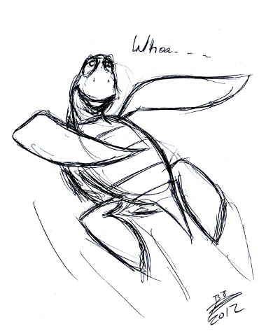 380x473 Crush Finding Nemo Drawing