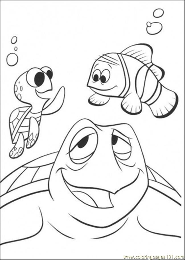 650x912 Finding Nemo Printable Coloring Pages