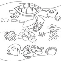 200x200 Nemo Coloring Pages Surfnetkids