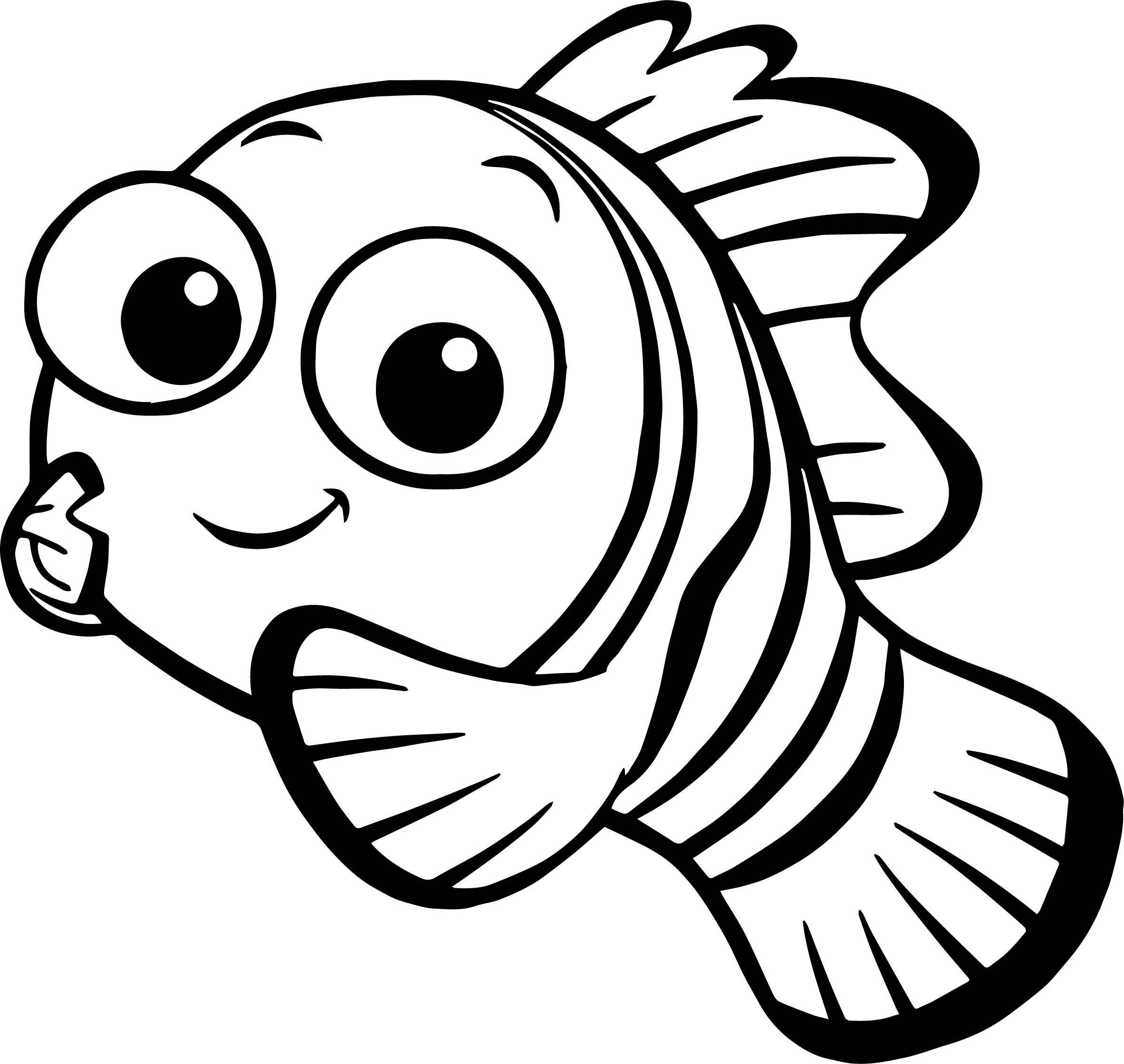 2365x2239 Nemo Coloring Page Nemo Clown Fish Coloring Pages Learn Colors