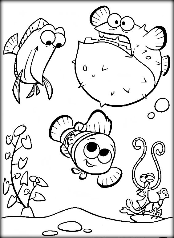 565x774 Squirt Finding Nemo Coloring Pages Printable
