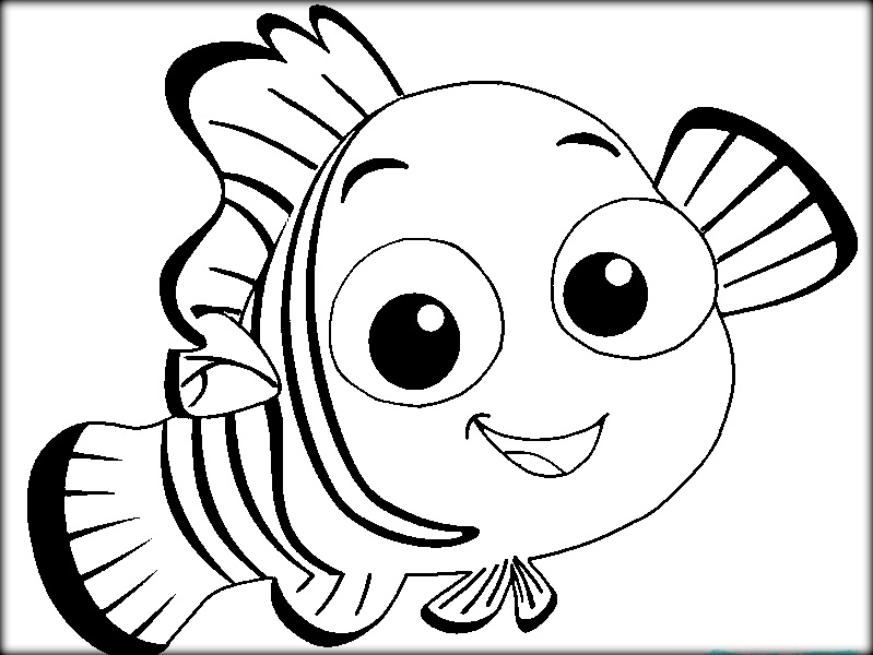 799x600 Cute Nemo Coloring Pages Squirt Finding Nemo Coloring Pages