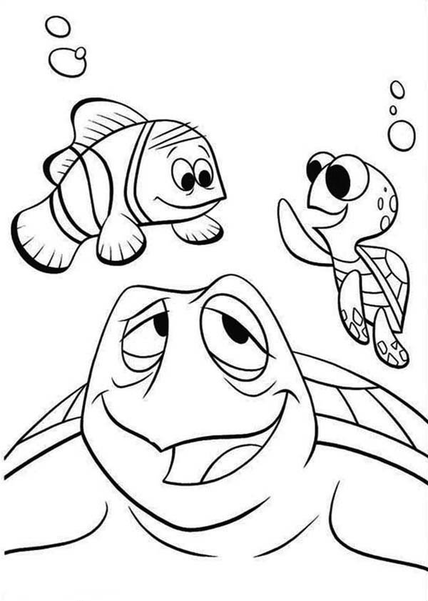 600x841 Finding Nemo Turtle Coloring Pages Luxury 51 Best Se Nemo