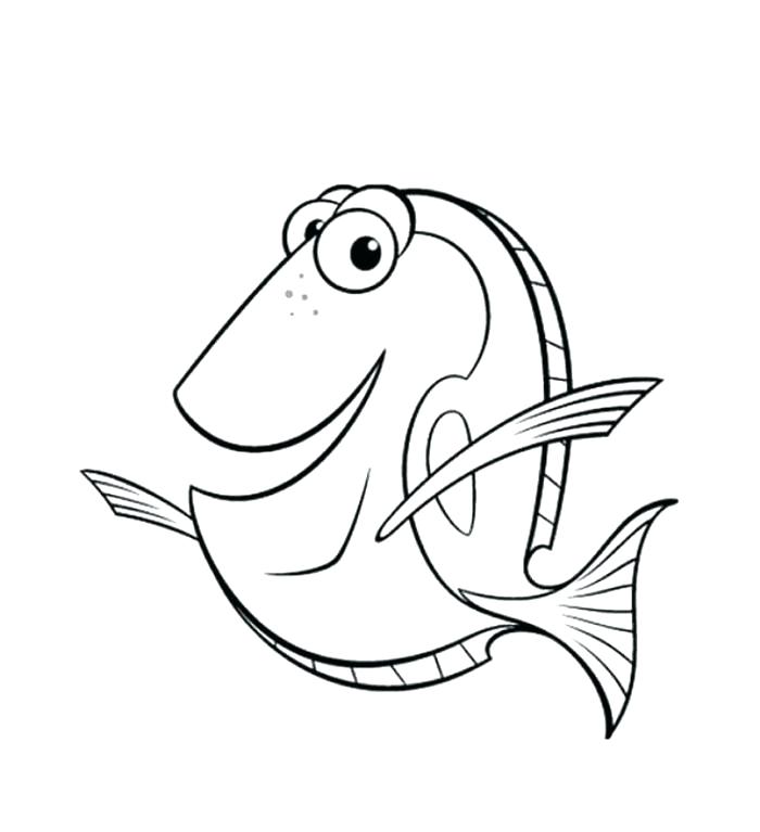 700x767 Nemo Coloring Pages Finding Color Pages Coloring Finding Nemo