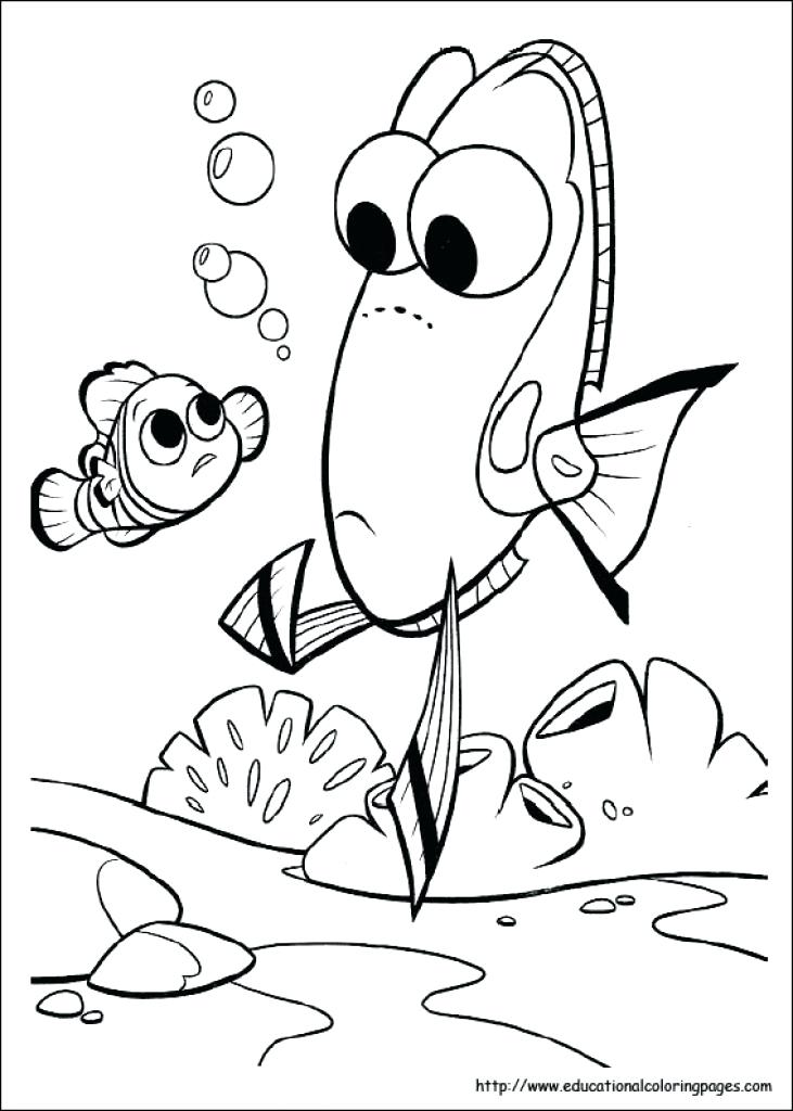 731x1024 Finding Nemo Coloring Pages Finding Coloring Pages Finding