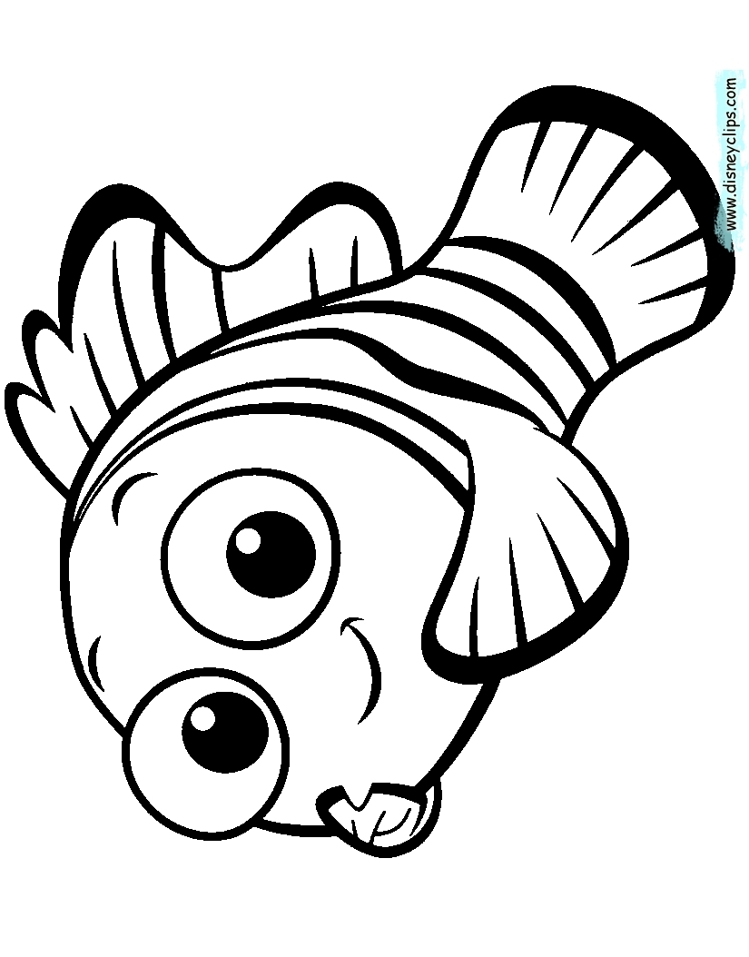 825x1054 Best Of Finding Nemo Coloring Page Free Printable Nemo Coloring