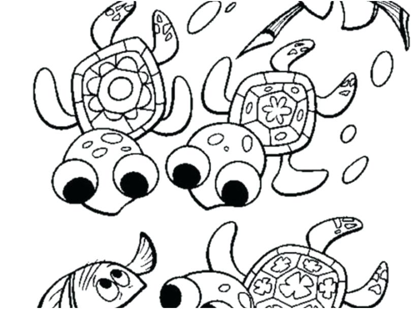 827x609 Nemo And Friends Coloring Pages