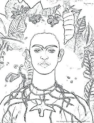 307x400 Fine Art Coloring Pages Famous Painting Coloring Pages Artist