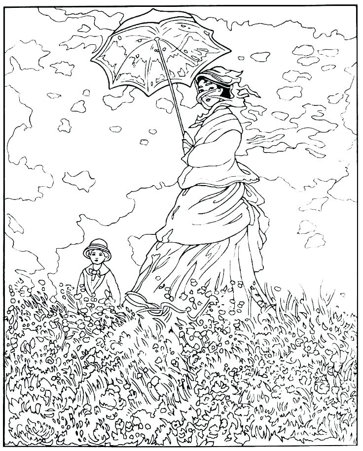 736x916 Fine Art Coloring Pages Fine Art Coloring Books Awesome Folk Art