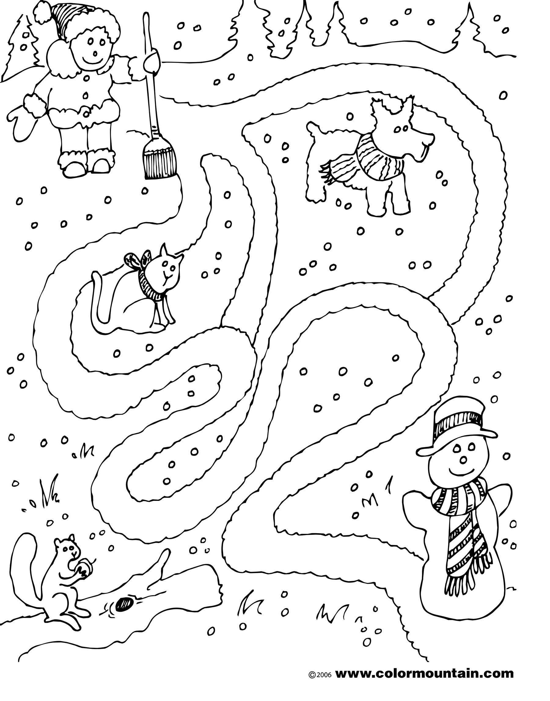 1800x2294 Nature Tree With Bird Coloring Page For Kids Unique Tree Template