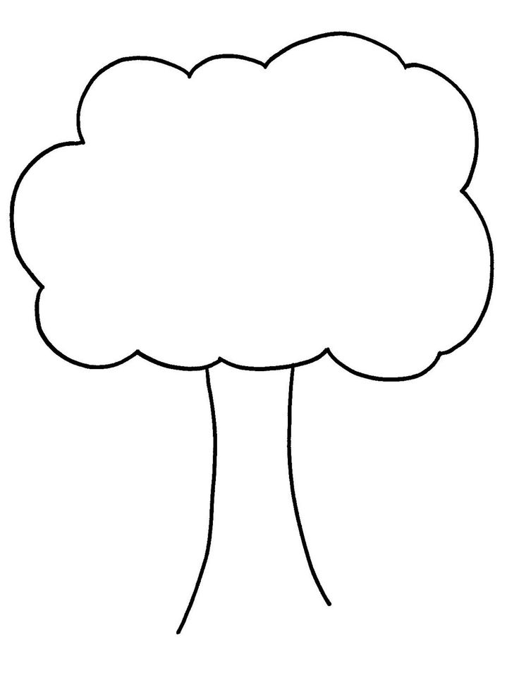736x971 Quickly Outline Of A Tree Printable Template 343180 Sporturka