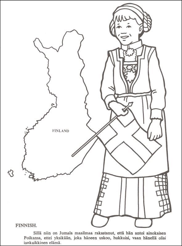 Finland Coloring Pages