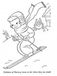 224x300 Winter Coloring Page Www .emb