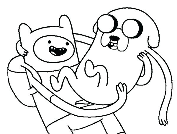600x453 Adventure Time Coloring Pages Jake