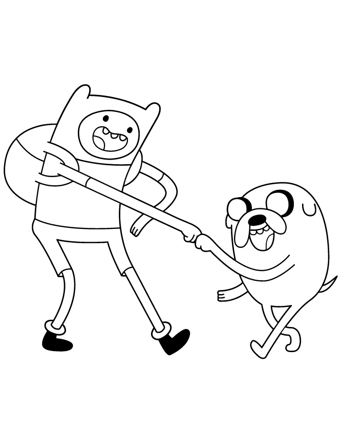 670x867 Adventure Time Coloring Pages