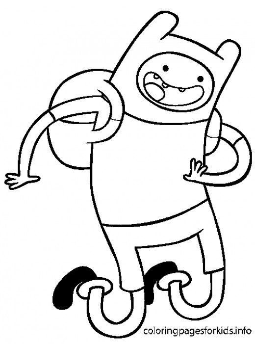 520x701 Adventure Time Coloring Pages Embroidery