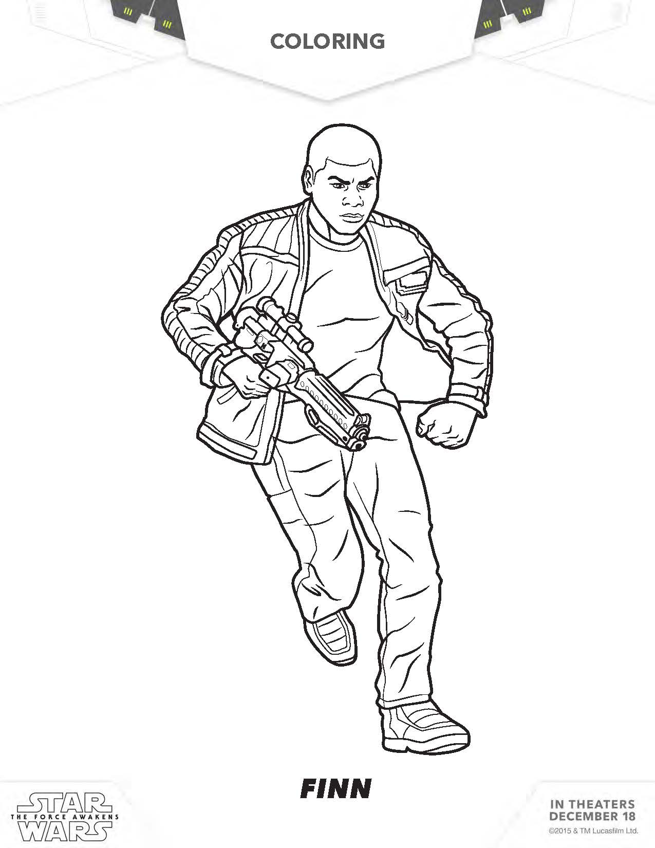 1275x1650 Star Wars Coloring Pages, The Force Awakens Coloring Pages