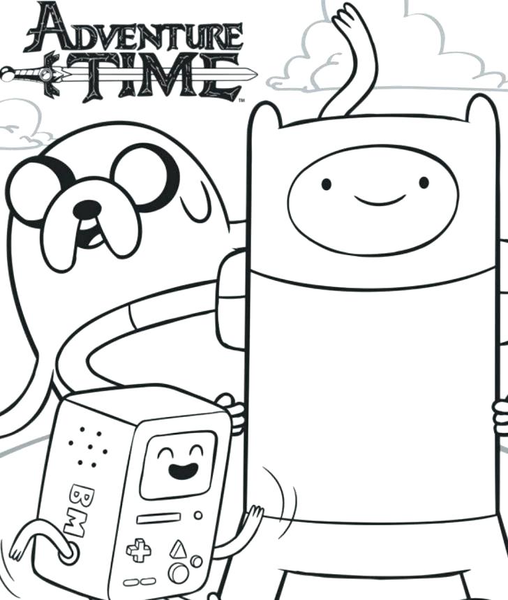 728x859 Adventure Time Coloring Pages Printable Adventure Time Coloring