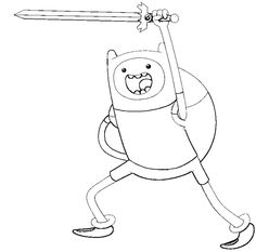 236x233 Adventure Time Finn Versus Ice King Coloring Pages