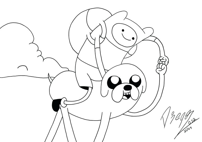 842x595 Adventure Time With Finn And Jake Coloring Pages To Print