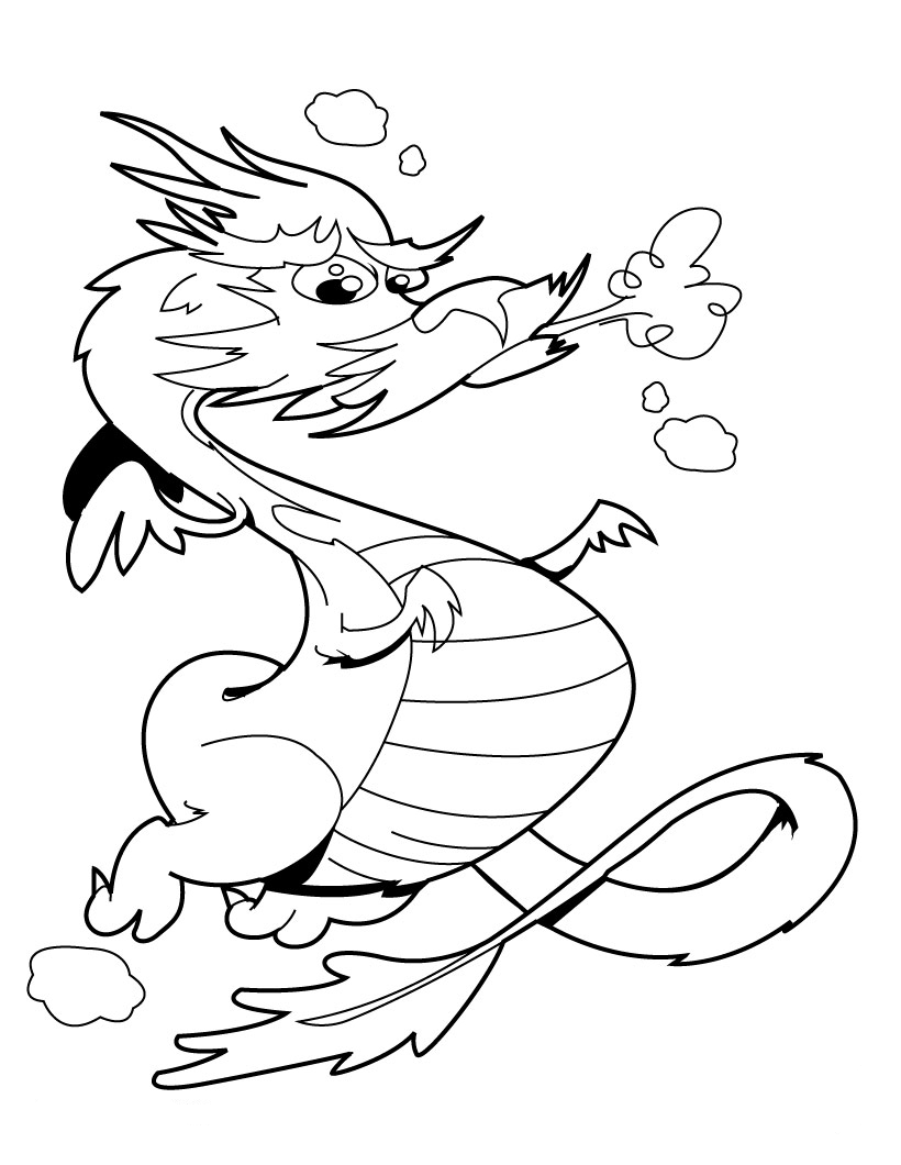 820x1060 Fire Breathing Dragon Coloring Pages Coloring Pages