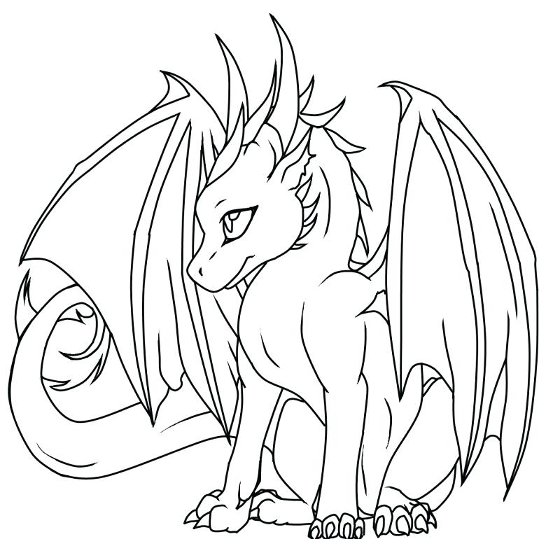 770x770 Fire Dragon Coloring Pages Impair.co