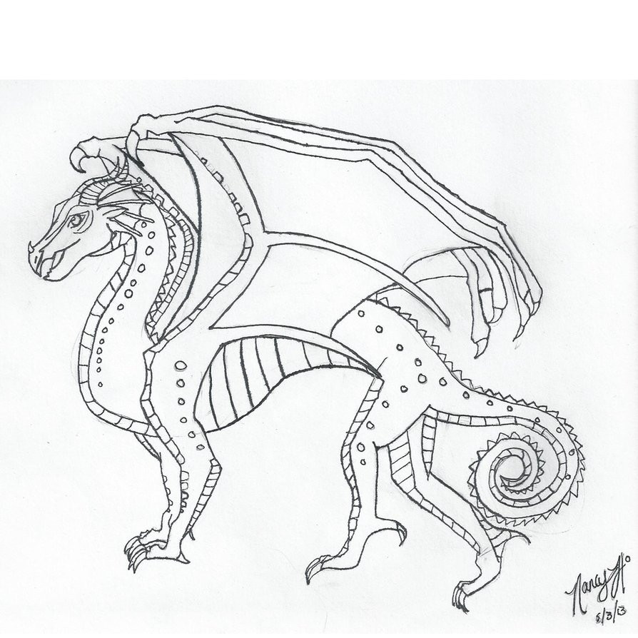 894x894 Wealth Wings Of Fire Coloring Page 20 Pages Im