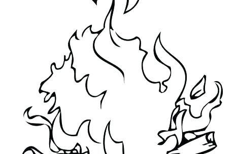 469x304 Campfire Coloring Page Fire Coloring Pages Campfire Coloring Page