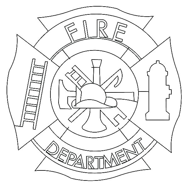 600x600 Fireman Coloring Pages