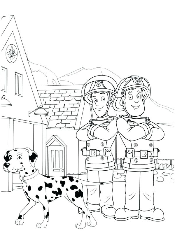 600x840 Fire Department Coloring Sheets Kids Coloring Coloring Pages