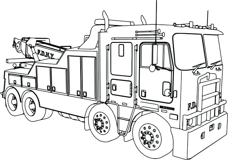 728x511 Firetruck Coloring Page Firetruck Coloring Page With Wallpaper