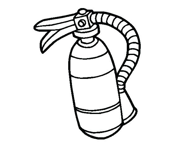 600x470 Fire Extinguisher Coloring Page Fire Extinguisher Coloring Page