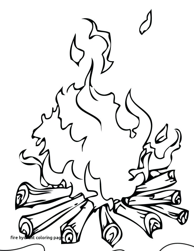 736x952 Fire Extinguisher Coloring Page