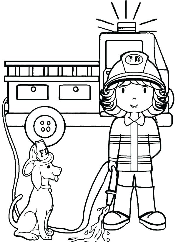 615x820 Firefighter Coloring Page Fireman Coloring Page Firefighter