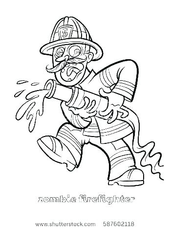 348x470 Fire Station Coloring Pages