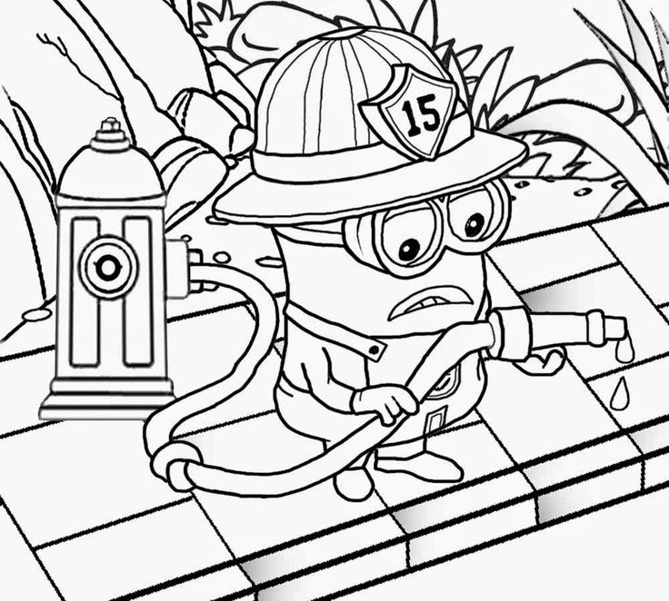 736x662 Firefighter Coloring Page Kids Firefighter Coloring Awesome